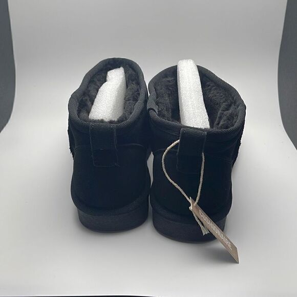 CUSHIONAIRE Women's pull on boot +Memory Foam 7.5 BLACK - Picture 4 of 7